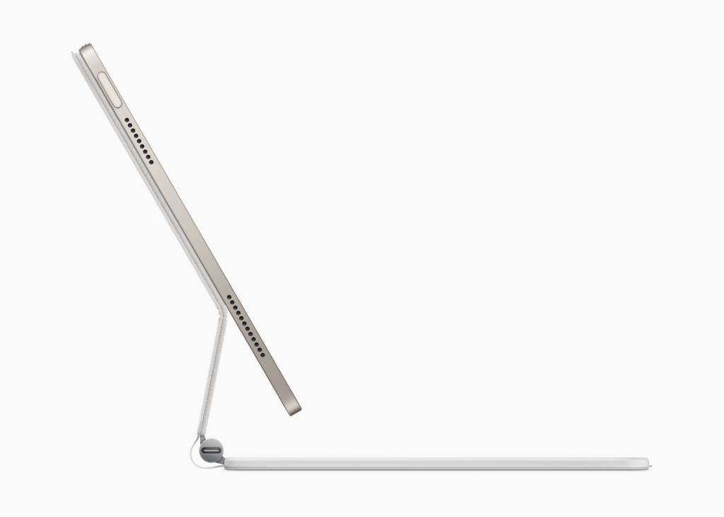 iPad Air is compatible with Pro Accessories like Magic Keyboard and Apple Pencil Pro